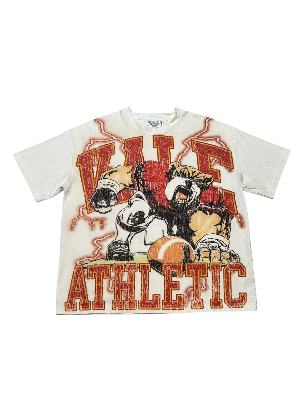 Vale Forever Big Dog Athletic Football Tee Shirt Men's Large AOP